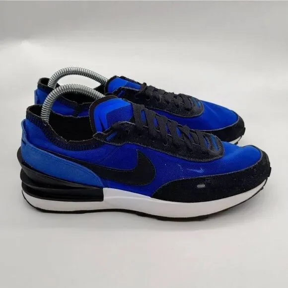 Nike‎ Waffle One Running Sneakers Mens Size 8 Blue Black White Retro Shoes